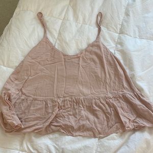 TOPSHOP LIGHT PINK BABY DOLL TANK